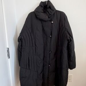 Larry Levine Down Puffer Coat --2X